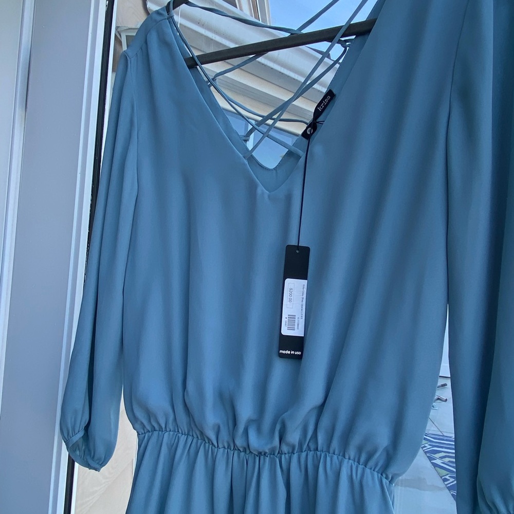 Designer- Krisa Cross Strap Layered long sleeve MS. Never worn tag attached